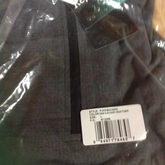 PGA Tour Men's Large Gray Pullover 1/4 Zipper WR Sweatshirt - New with Tags - Picture 2 of 7